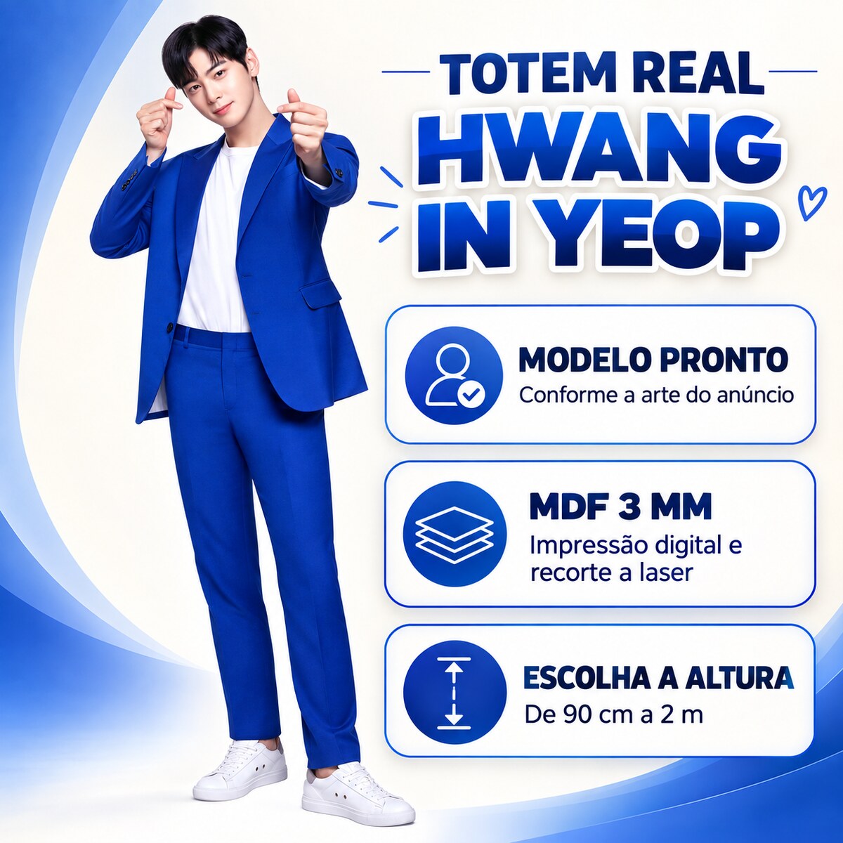 Totem Real Hwang In Yeop — Modelo 3 — imagem 3 de 5