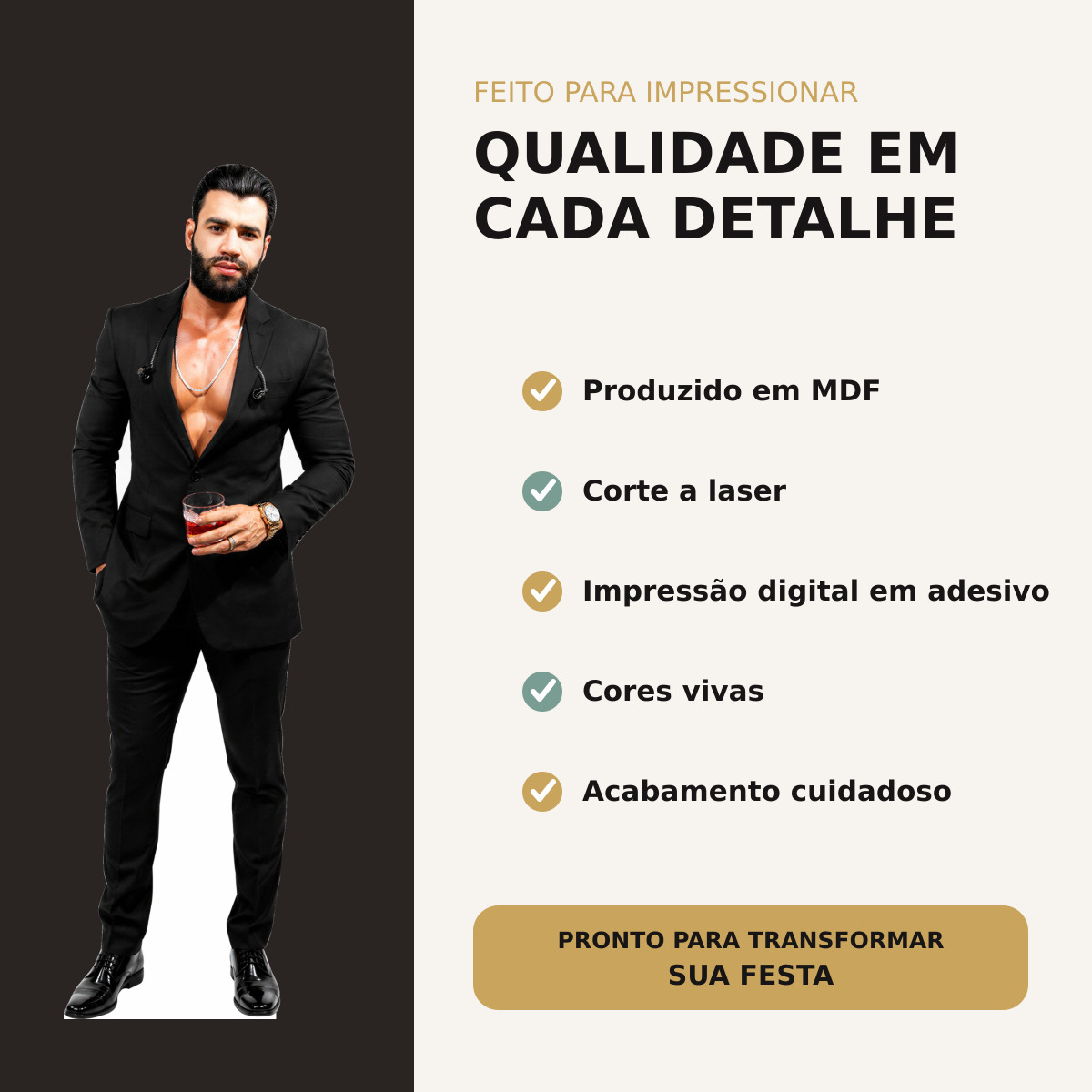 Totem Real Gusttavo Lima — Modelo 2 — imagem 3 de 5