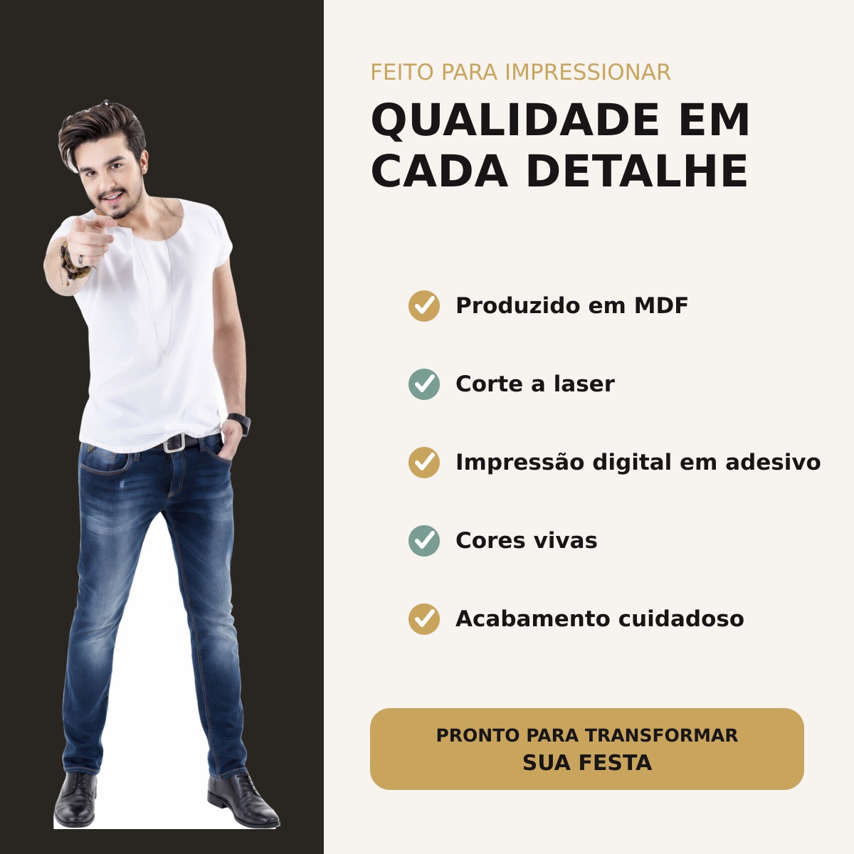 Totem Real Luan Santana — Modelo 2 — imagem 4 de 5