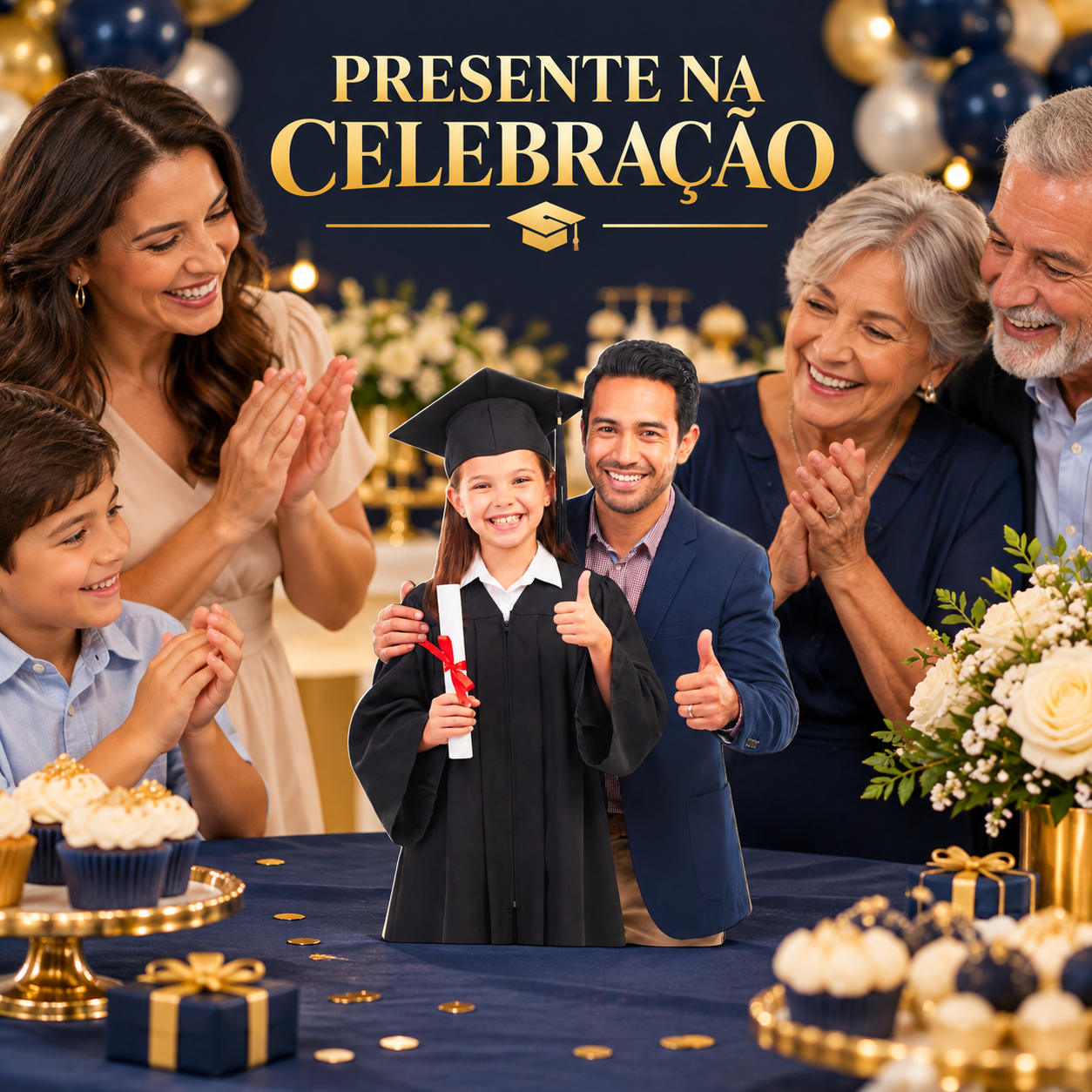 Totem Personalizado Pai e Filha — imagem 2 de 4