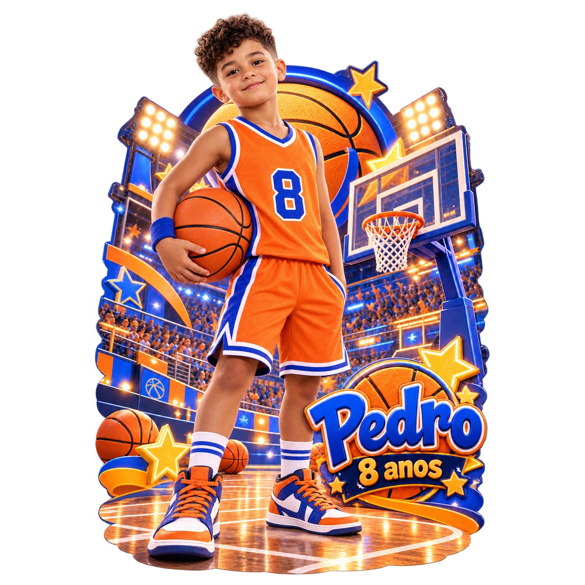 Basquete — Exemplo Fotorrealista