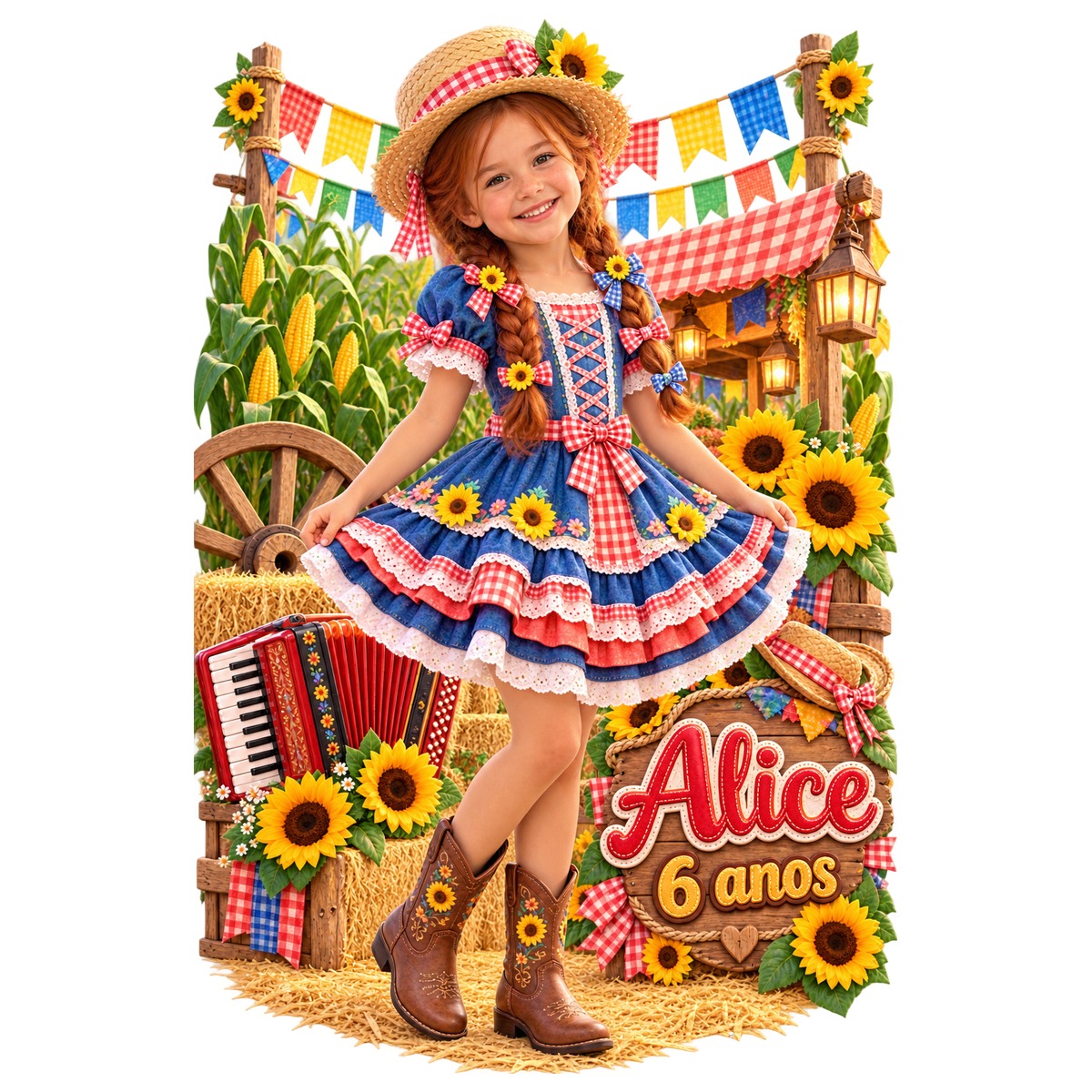 Festa Junina — Exemplo Fotorrealista