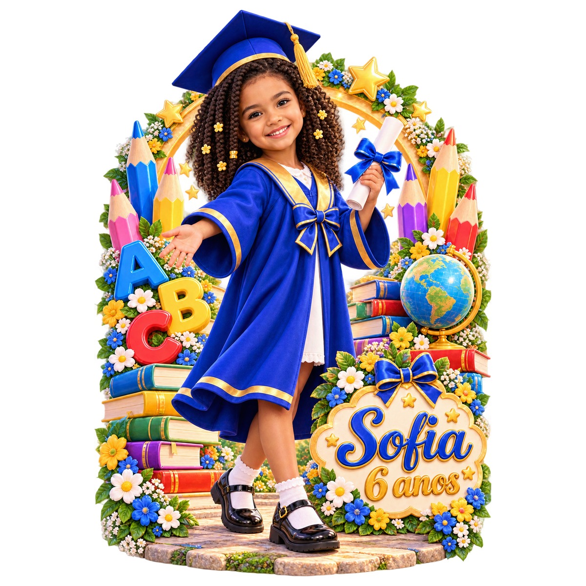 Formatura Infantil — Exemplo Fotorrealista