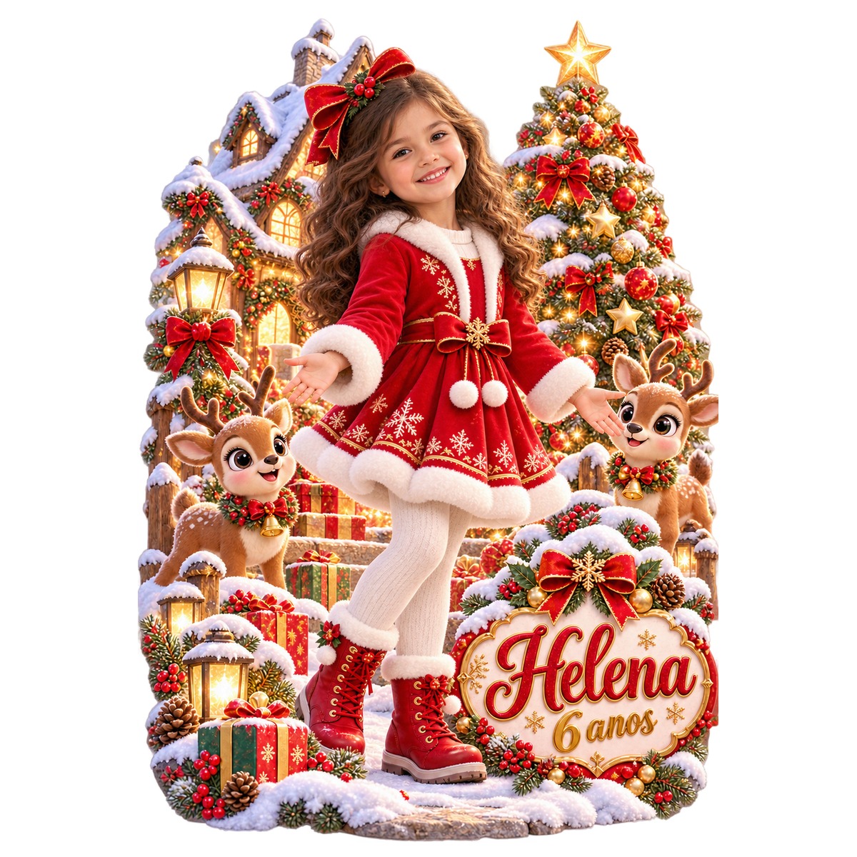 Natal Encantado — Exemplo Fotorrealista