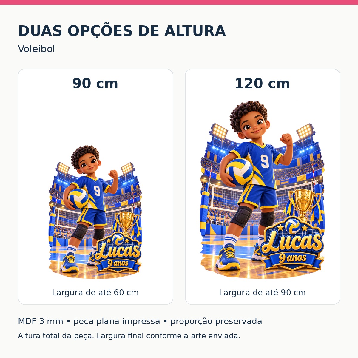 Voleibol — Tamanhos